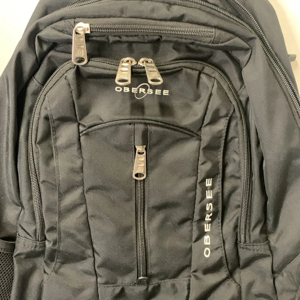 Obersee Bern Diaper Bag Backpack Black